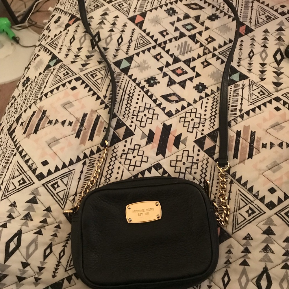 Authentic Michael Kors small leather crossbody